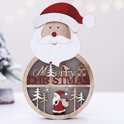 Moș Crăciun iluminat zână de Crăciun, lumină caldă